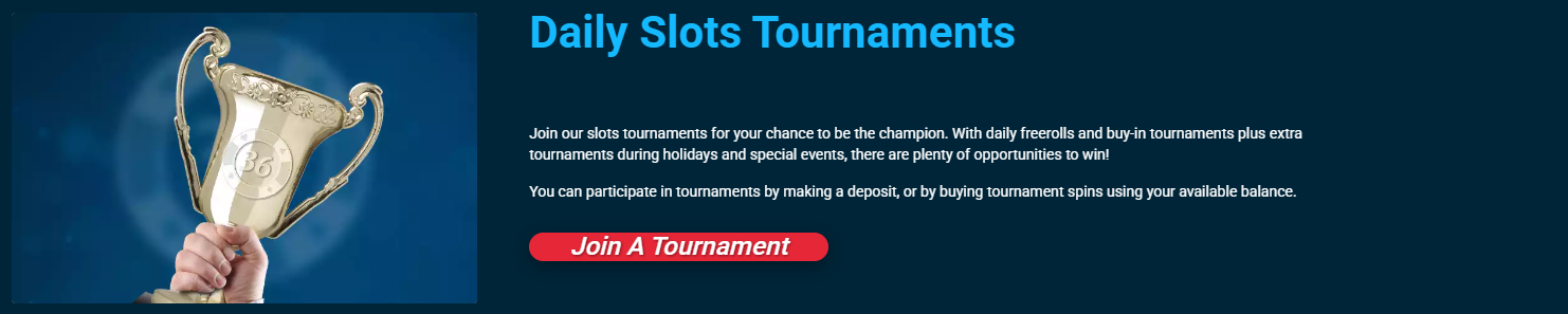 daily slots tournaments ice casino