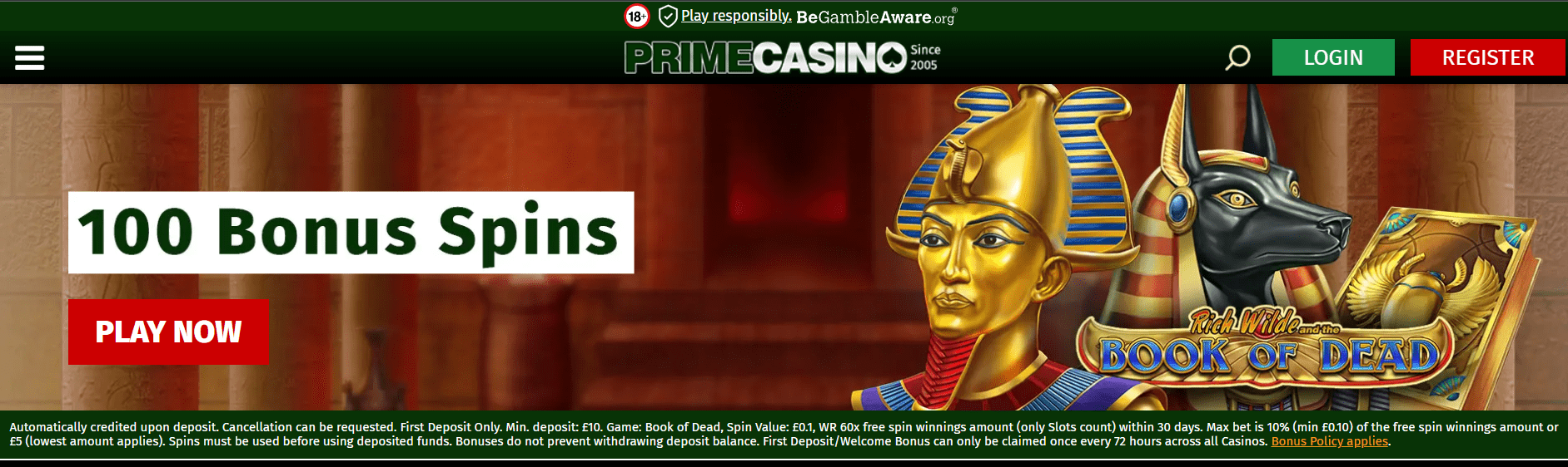 review prime casino