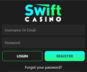 swift casino account creation