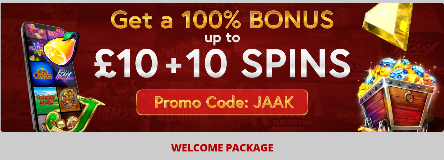 welcome package jaak casino