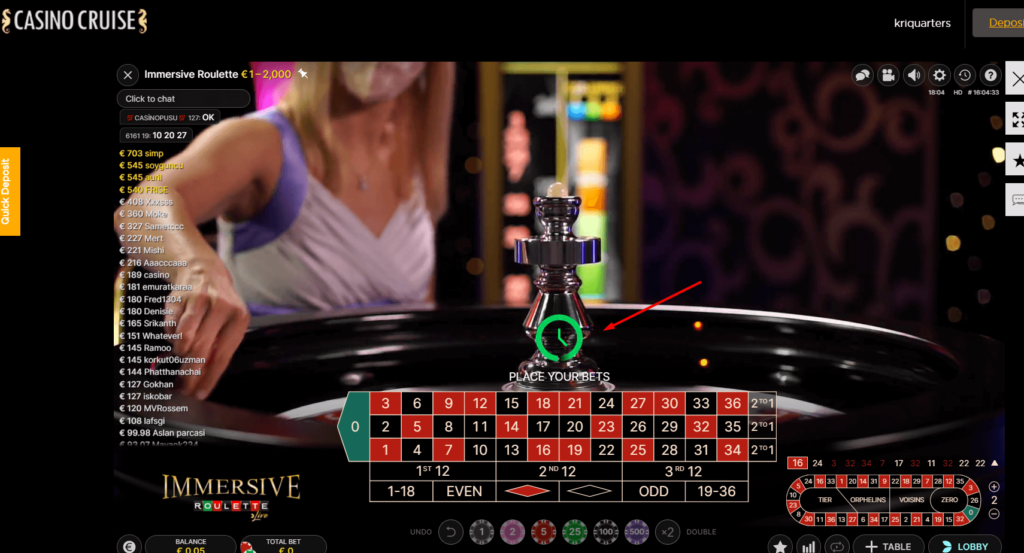 online roulette live dealer