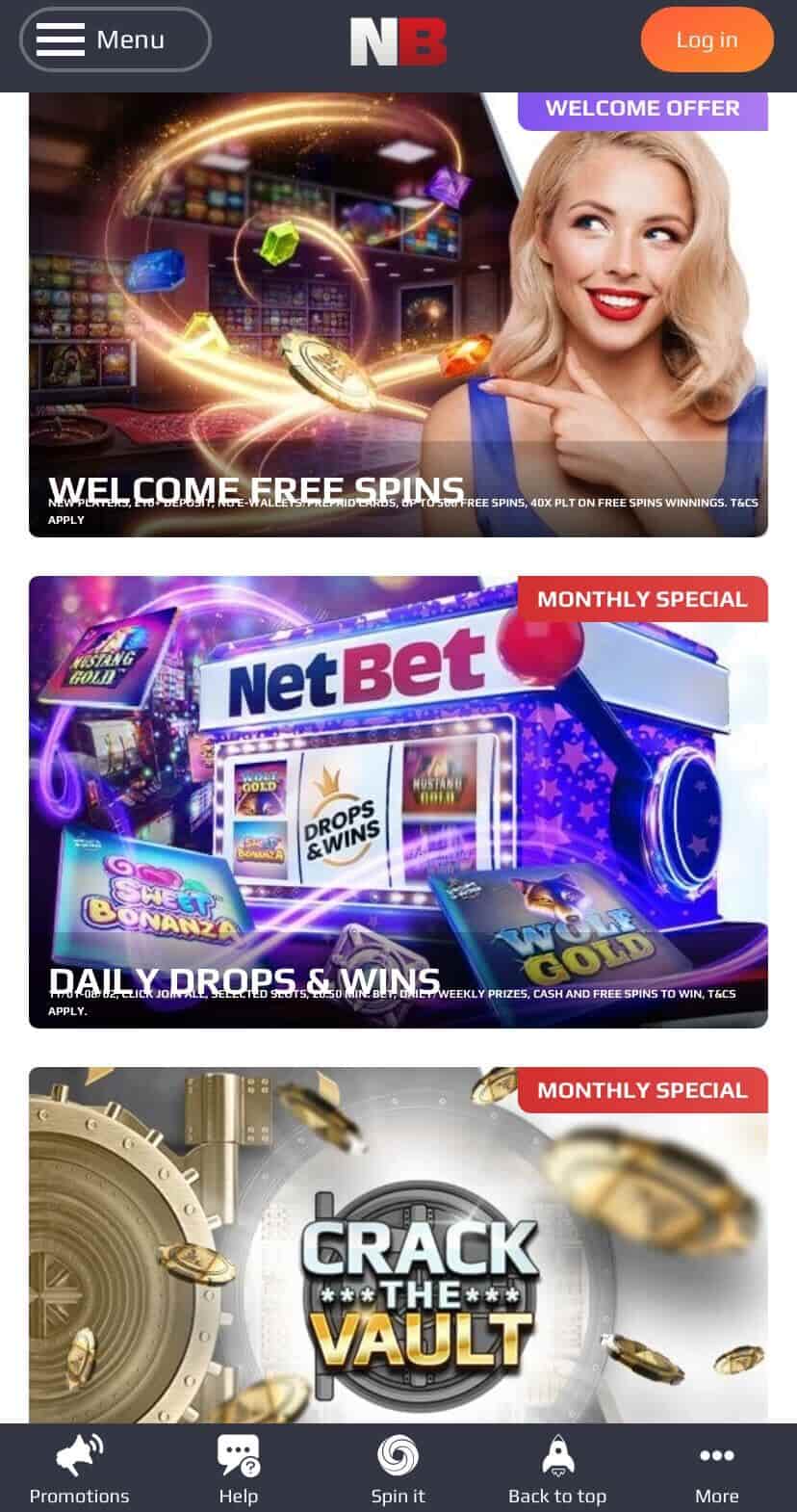 Netbet Casino Promotions