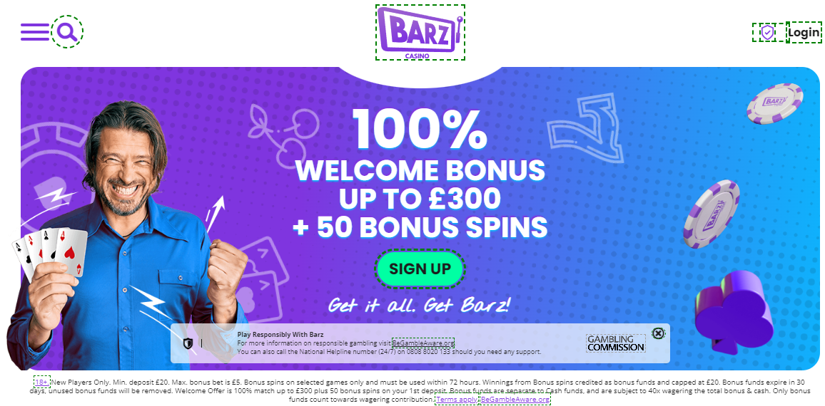 barz casino review