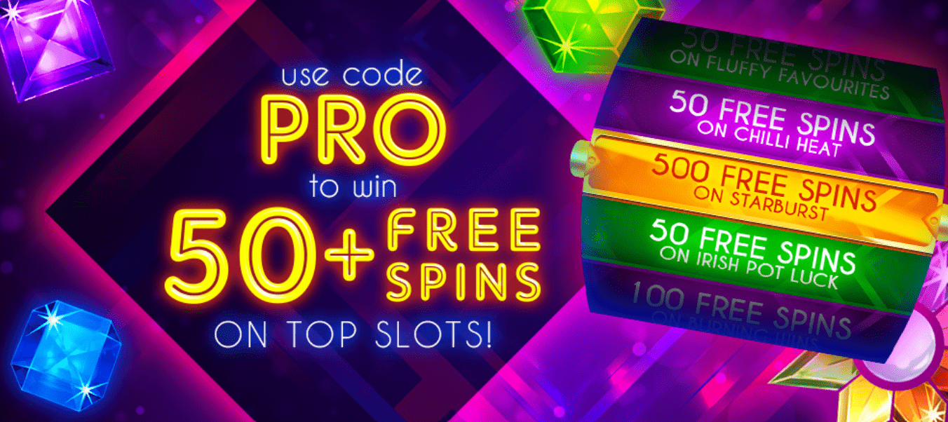 pro 50 free spins slots52 casino
